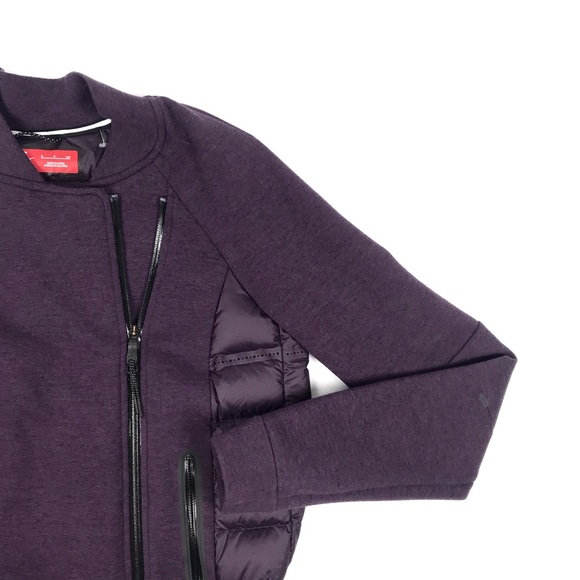 NWOT Nike Tech 800 Down Fleece Moto Jacket - Picture 2 of 8